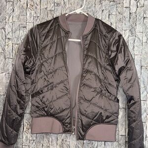 Lululemon Non-Stop Bomber Reversible Dark Chrome 4